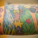 A 237 -es számú tetováló puzzle a minta méltó változata, amely jól használható az átalakításhoz és a tetováláshoz, mint egy fiú születésének tiszteletére való alkalmazás.