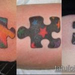 az 503 -as számú tetováló puzzle - a minta hűvös változata, amely könnyen használható feldolgozásra és alkalmazásra tetováló puzzle -ként