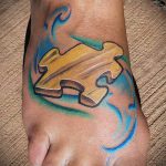 tetováló puzzle 216 - a minta érdekes változata, amely jól használható a finomításhoz és az alkalmazáshoz, mint tetováló puzzle szerelem