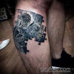 932 -es számú tetováló puzzle - a minta hűvös változata, amely jól használható átalakítására és tetováló puzzle -ként történő alkalmazására a karon