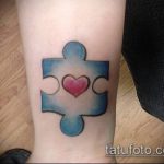 684 -es tetováló puzzle - a minta méltó változata, amely sikeresen használható a madárfa megváltoztatására és rajzolására puzzle -tetoválásként