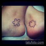 365 -ös tetováló puzzle - a minta egyedi változata, amely sikeresen használható változtatásra és alkalmazásra tetováló puzzle -ként egy lány számára