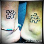 357 -es számú tetováló puzzle - a kép klassz változata, amely jól használható a szív átalakítására és alkalmazására puzzle -tetoválásként