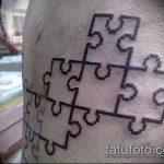 987 -es tetováló rejtvény - a minta exkluzív változata, amely könnyen használható átalakítására és tetováló rejtvényként való alkalmazására egy lány számára