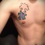 A 43 -as számú tetováló puzzle a minta méltó változata, amelyet sikeresen lehet használni a lábakon lévő tetováló rejtvények feldolgozásához és alkalmazásához