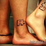 A 70 -es számú tetováló puzzle a minta egyedi változata, amely sikeresen használható a véglegesítéshez és a tetováláshoz, mint egy fiú születésének tiszteletére.