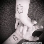 tetováló puzzle 382 - a minta exkluzív változata, amely könnyen használható változtatásra és alkalmazásra fejfejtetoválásként