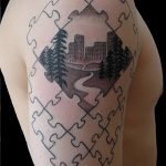 tetováló puzzle 587 - a minta hűvös változata, amely sikeresen használható változtatásra és alkalmazásra tetováló rejtvények ujjaként