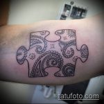 286 -os tetováló puzzle - a minta érdekes változata, amelyet sikeresen lehet használni a véglegesítéshez és az alkalmazáshoz, mint tetováló puzzle és mérleg