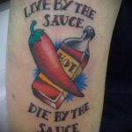 paprika tetoválás 150. szám - a minta hűvös változata, amely jól használható a chili paprika megváltoztatására és tetoválásként történő alkalmazására