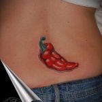 paprika tetoválás 938. szám - a minta egyedi változata, amely sikeresen használható a chili paprika megváltoztatására és tetoválásként történő alkalmazására