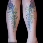 fotó egy pávatoll tetoválásról, kelte: 2018.06.26. №306 - tetoválás pávatoll -