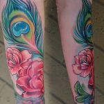 fotó egy pávatoll tetoválásról, kelte: 2018.06.26. №301 - tetoválás pávatoll -