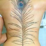 fotó egy pávatoll tetoválásról, kelte: 2018.06.26. №285 - tetoválás pávatoll -