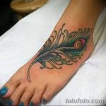 fotó egy pávatoll tetoválásról, kelte: 2018.06.26. №023 - tetoválás pávatoll -