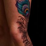 fotó egy pávatoll tetoválásról, kelte: 2018.06.26. №026 - tetoválás pávatoll -