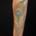 fotó egy pávatoll tetoválásról, kelte: 2018.06.26. №038 - tetoválás pávatoll -