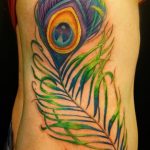 fotó egy pávatoll tetoválásról, kelte: 2018.06.26. №282 - tetoválás pávatoll -