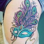 fotó egy pávatoll tetoválásról, kelte: 2018.06.26. №281 - tetoválás pávatoll -