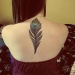 fotó egy pávatoll tetoválásról, kelte: 2018.06.26. №278 - tetoválás pávatoll -