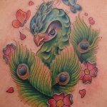 fotó egy pávatoll tetoválásról, kelte: 2018.06.26. №246 - tetoválás pávatoll -