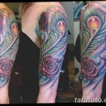 fotó egy pávatoll tetoválásról, kelte: 2018.06.26. №241 - tetoválás pávatoll -