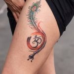 fotó egy pávatoll tetoválásról, kelte: 2018.06.26. №222 - tetoválás pávatoll -