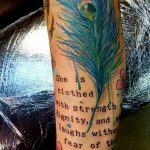 fotó egy pávatoll tetoválásról, kelte: 2018.06.26. №217 - tetoválás pávatoll -