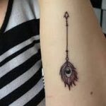 fotó egy pávatoll tetoválásról, kelte: 2018.06.26. №213 - tetoválás pávatoll -