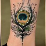 fotó egy pávatoll tetoválásról, kelte: 2018.06.26. №064 - tetoválás pávatoll -