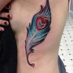 fotó egy pávatoll tetoválásról, kelte: 2018.06.26. №081 - tetoválás pávatoll -