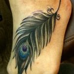 fotó egy pávatoll tetoválásról, kelte: 2018.06.26. №083 - tetoválás pávatoll -