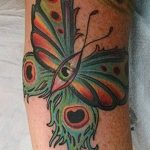 fotó egy pávatoll tetoválásról, kelte: 2018.06.26. №099 - tetoválás pávatoll -