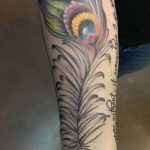 fotó egy pávatoll tetoválásról, kelte: 2018.06.26. №125 - tetoválás pávatoll -