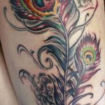 fotó egy pávatoll tetoválásról, kelte: 2018.06.26. №132 - tetoválás pávatoll -