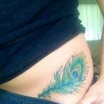 fotó egy pávatoll tetoválásról, kelte: 2018.06.26. №135 - tetoválás pávatoll -