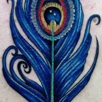 fotó egy pávatoll tetoválásról, kelte: 2018.06.26. №143 - tetoválás pávatoll -