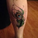 fotó egy pávatoll tetoválásról, kelte: 2018.06.26. №150 - tetoválás pávatoll -