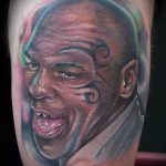 Fotó Mike Tyson tetoválási portréjáról