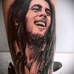 fotó tetoválás portré - Bob Marley