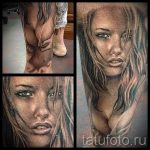 fotó tetoválás portré egy gyönyörű szőke