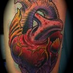 Fototatovering om kærlighedstegning Hjerte 03.02.2020 №336 -hjerte tatovering-