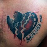 Fototatovering om kærlighedstegning Hjerte 03.02.2020 №341 -hjerte tatovering-