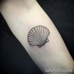 fotó egy kagylótetoválásról, kelt 2017.10.07. №129 - tetoválóhéj -