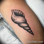 fotó egy kagylótetoválásról, kelt 2017.10.07. №132 - tetoválóhéj -