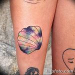 fotó egy kagylótetoválásról, kelt 2017.10.07. №135 - tetoválóhéj -