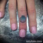 fotó egy kagylótetoválásról, kelt 2017.10.07. №189 - tetoválóhéj -