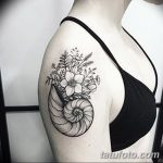 fotó egy kagylótetoválásról, kelt 2017.10.07. №010 - tetoválóhéj -