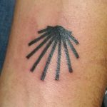 fotó egy kagyló tetoválásról, kelt 2017.10.07. №021 - tetoválóhéj -