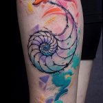 fotó egy kagylótetoválásról, kelt 2017.10.07. №075 - tetoválóhéj -